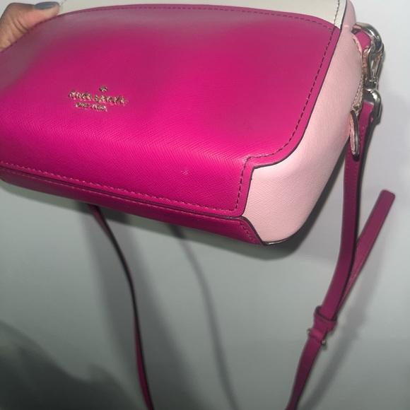 Kate Spade Fuchsia and Cream Crossbody Bag - Picture 9 of 15